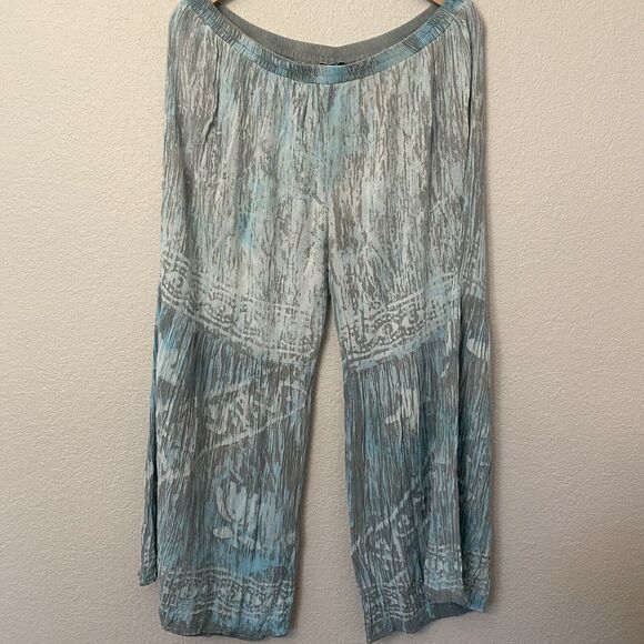 Zuriet by Hans Tunic Style One Size Light Blue Pants. - Picture 1 of 6